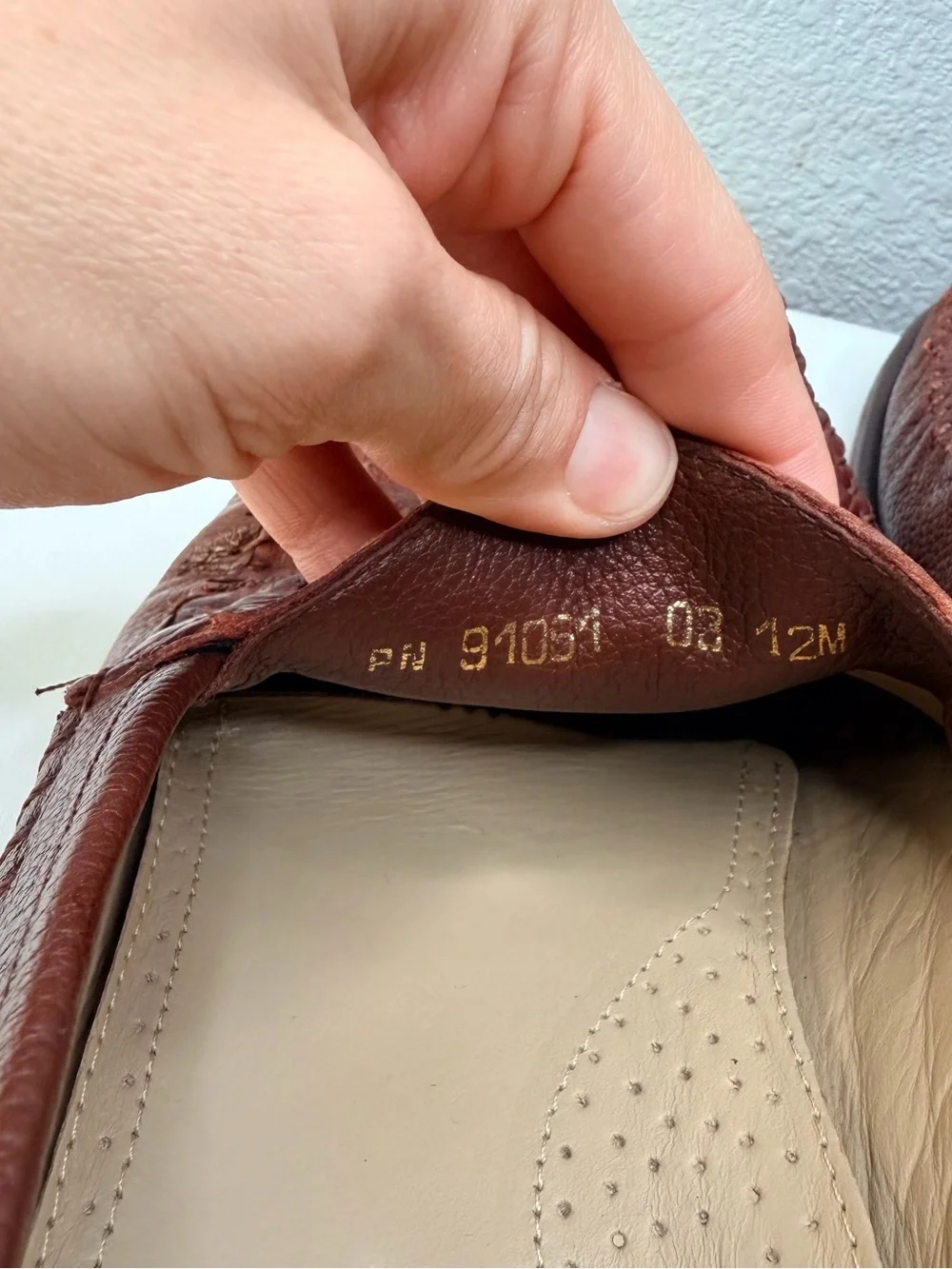 BRASS BOOT Genuine Caiman Alligator Cognac Leather Tassel Loafers Sz. 12M